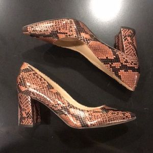 Marc Fisher Snakeskin Heels